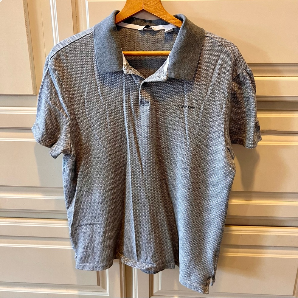 Calvin Klein Classic Gray Polo Shirt
